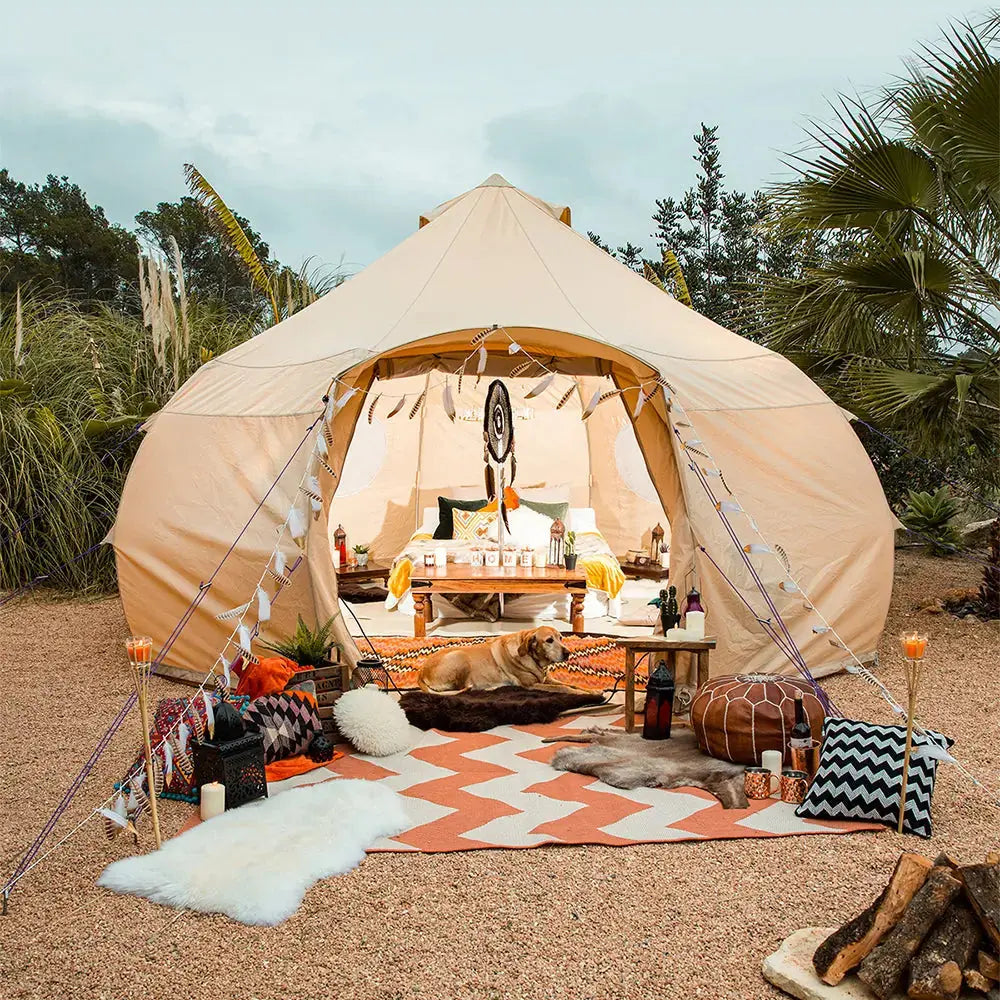 Los humildes comienzos de acampar y acampar en una tienda de campaña –  Glamping Dome Store