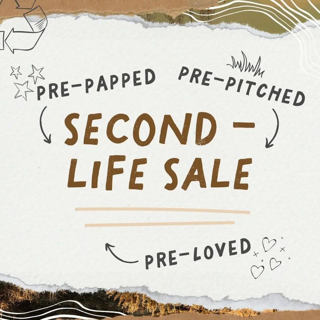 SECOND LIFE SALE ♻️ PRE-PITCH, PRE-PAPPED, PE-LOVED GLAMPING! - Boutique Camping