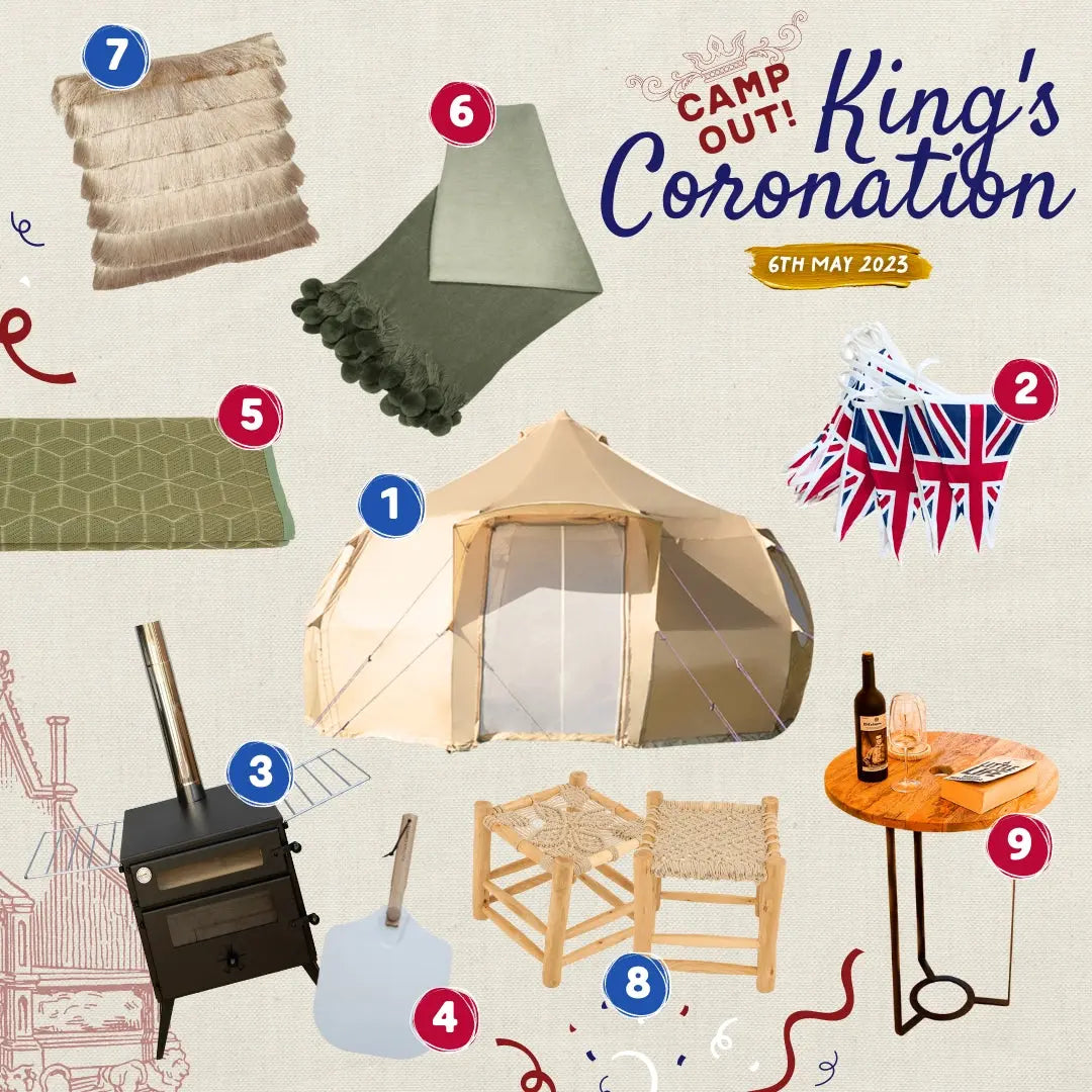 GARDEN GLAMPING & CORONATION CAMPING FIT FOR A KING (OR QUEEN!) 🇬🇧 - Boutique Camping