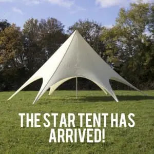 THE STAR TENT HAS ARRIVED!!! - Boutique Camping