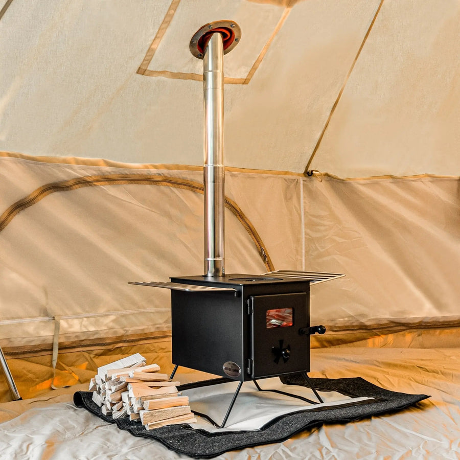 glamping classic Wood Burning Stove - Boutique Camping