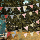 multi colour cotton Bunting for bell tent garden party